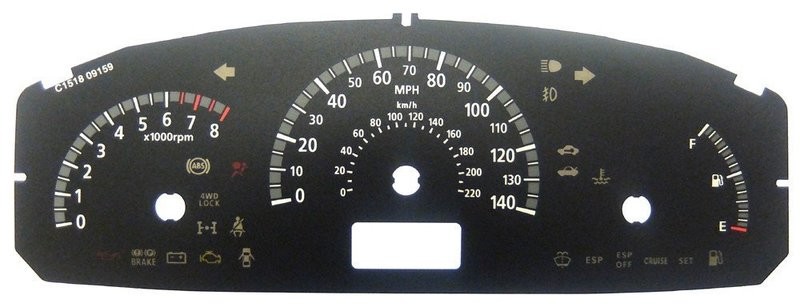 SPORTAGE MPH DIAL CONVERSION