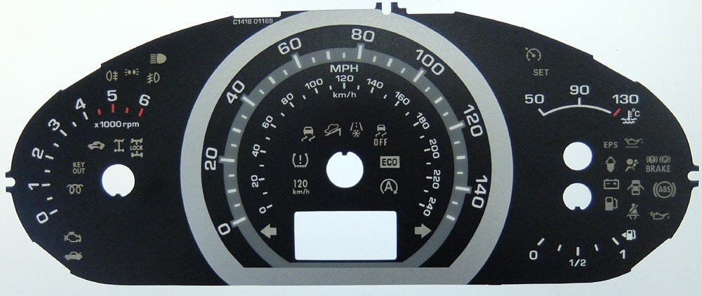 SPORTAGE MPH DIAL CONVERSION