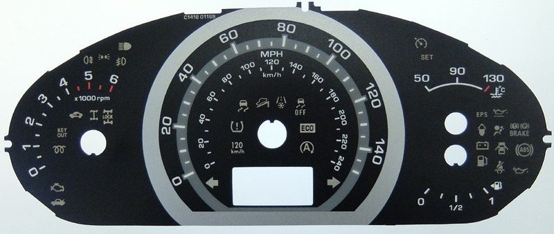 SPORTAGE MPH DIAL CONVERSION