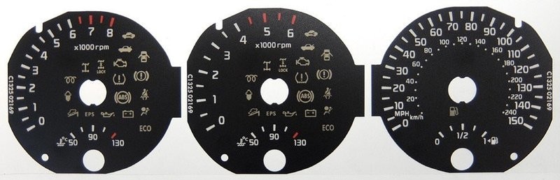 SPORTAGE MPH DIAL CONVERSION
