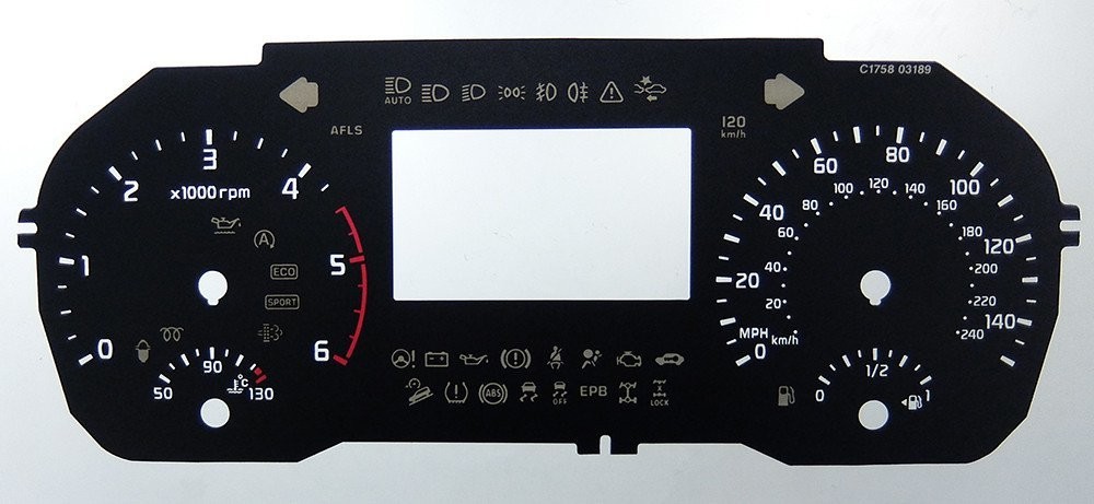 SPORTAGE MPH DIAL CONVERSION