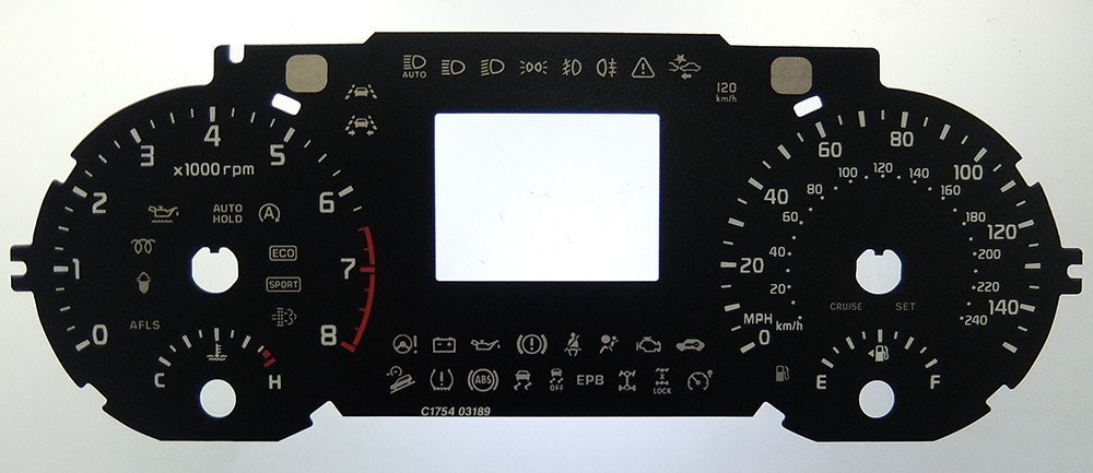 SPORTAGE MPH DIAL CONVERSION