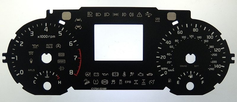 SPORTAGE MPH DIAL CONVERSION