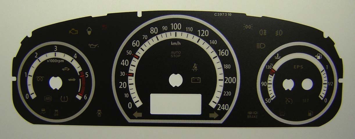 CEE'D DIESEL KMH DIAL CONVERSION