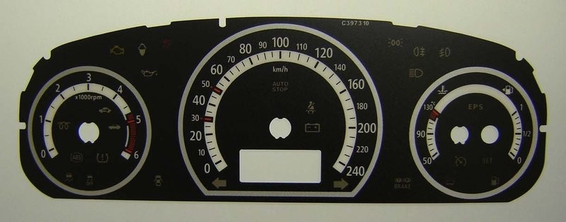 CEE'D DIESEL KMH DIAL CONVERSION