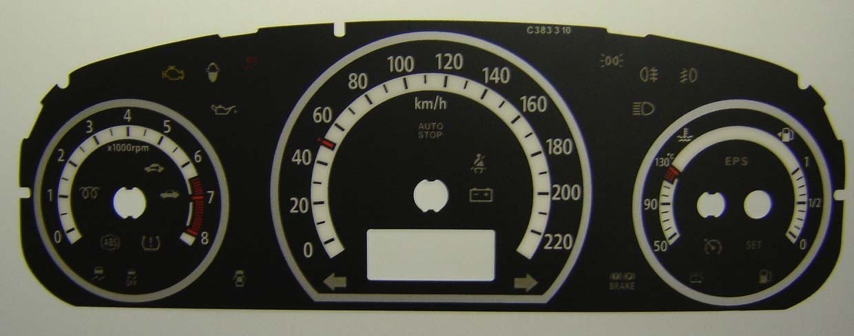 CEE'D PETROL KMH DIAL CONVERSION
