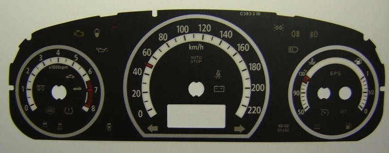 CEE'D PETROL KMH DIAL CONVERSION