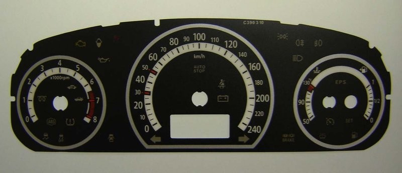 CEE'D PETROL KMH DIAL CONVERSION