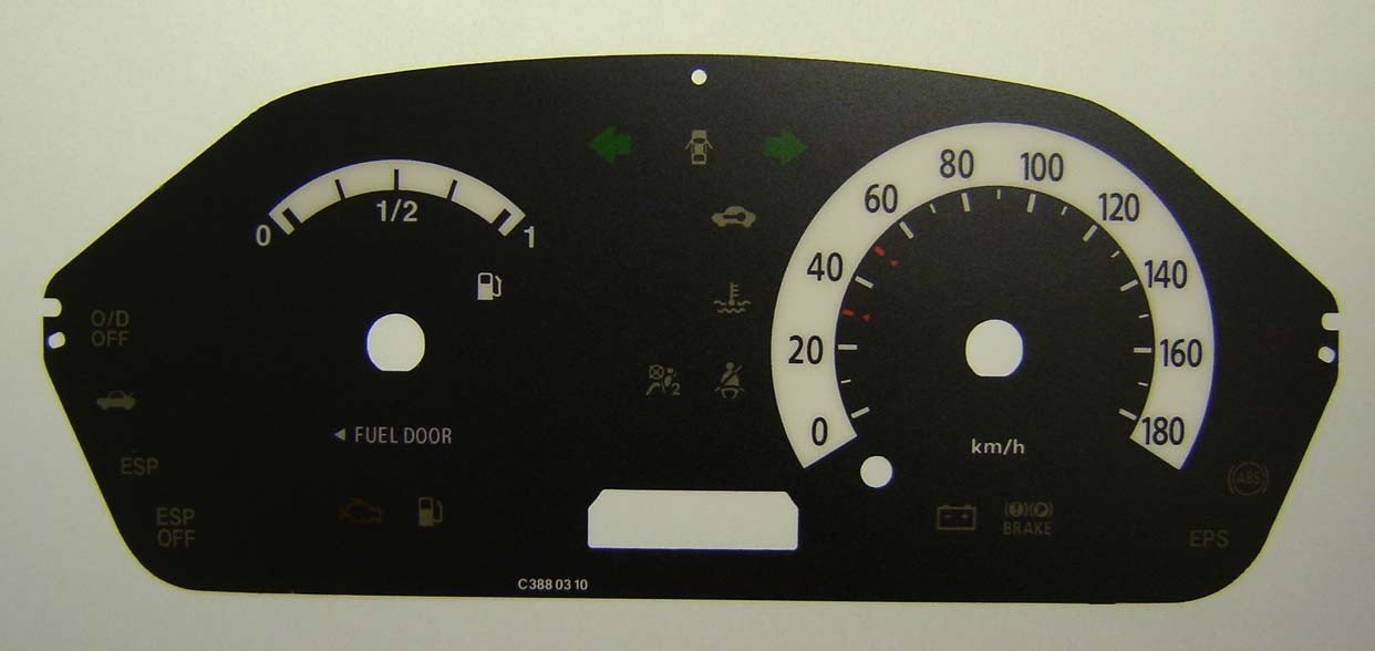 PICANTO KMH DIAL CONVERSION