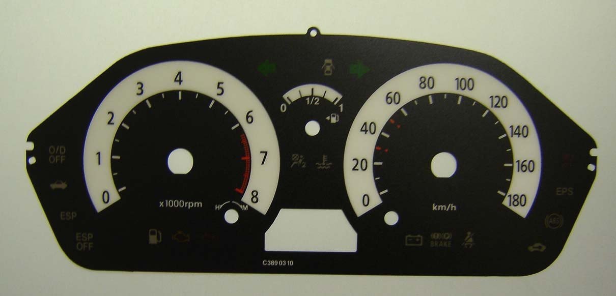 PICANTO KMH DIAL CONVERSION
