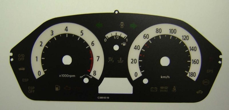 PICANTO KMH DIAL CONVERSION