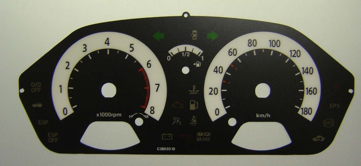 PICANTO KMH DIAL CONVERSION