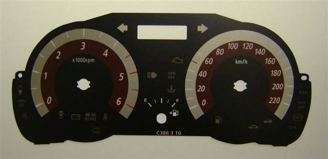 RIO PETROL KMH DIAL CONVERSION