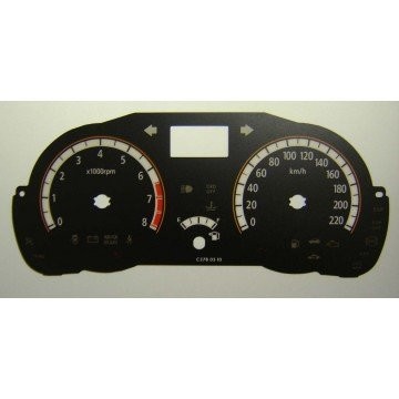 RIO PETROL KMH DIAL CONVERSION