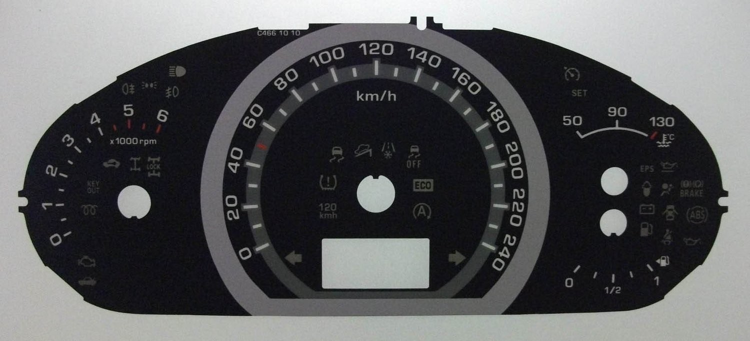 SPORTAGE DIESEL KMH DIAL CONVERSION