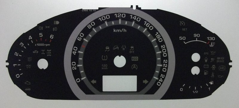 SPORTAGE DIESEL KMH DIAL CONVERSION