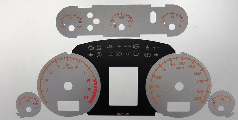 GALLARDO MPH DIAL CONVERSION