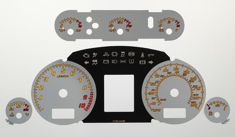 GALLARDO MPH DIAL CONVERSION