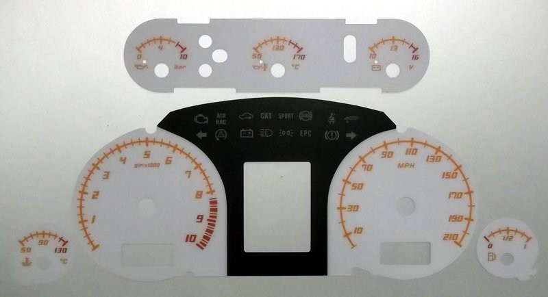 GALLARDO MPH DIAL CONVERSION