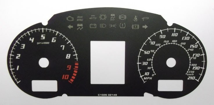 GALLARDO MPH DIAL CONVERSION