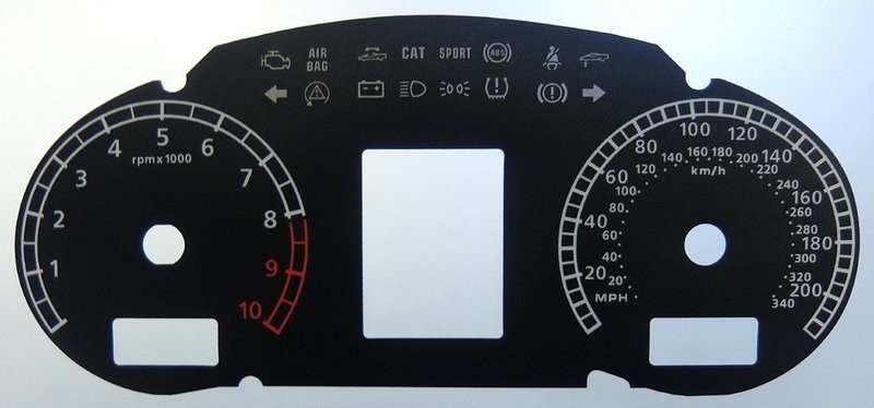GALLARDO MPH DIAL CONVERSION