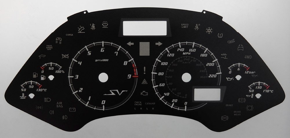 MURCIELAGO MPH DIAL CONVERSION