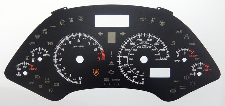 MURCIELAGO MPH DIAL CONVERSION