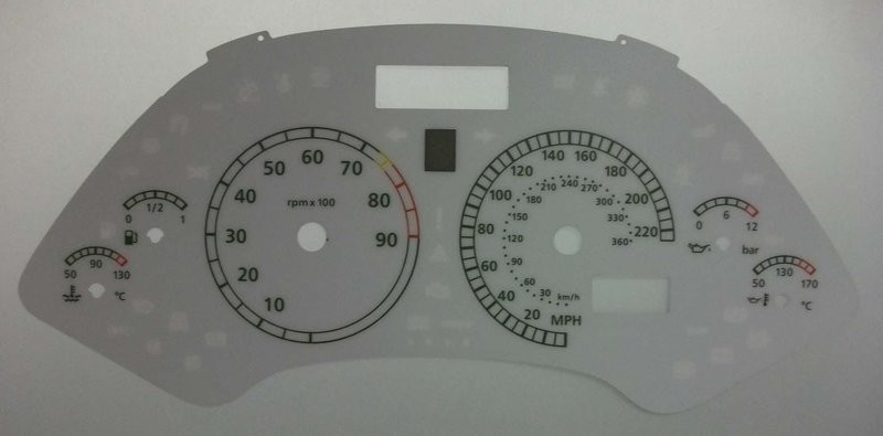 MURCIELAGO MPH DIAL CONVERSION