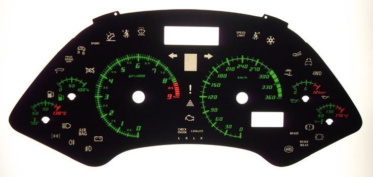 MURCIELAGO KMH DIAL CONVERSION