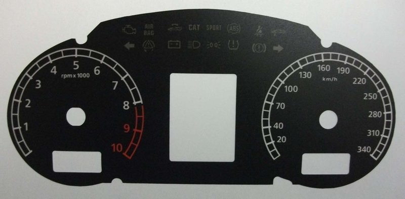 GALLARDO KMH DIAL CONVERSION