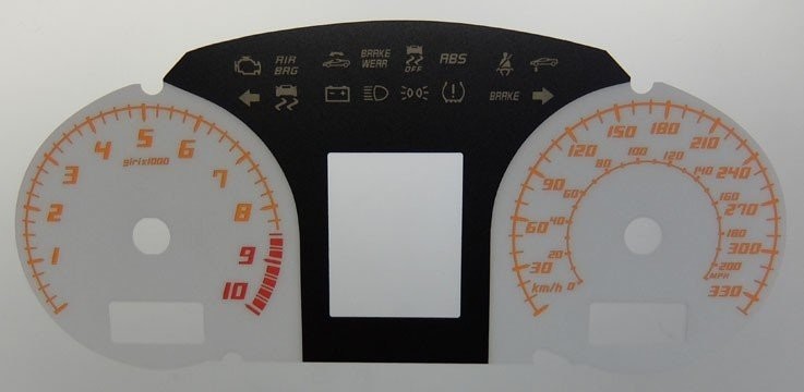 GALLARDO KMH DIAL CONVERSION