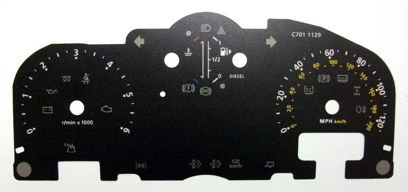 DEFENDER MPH DIAL CONVERSION