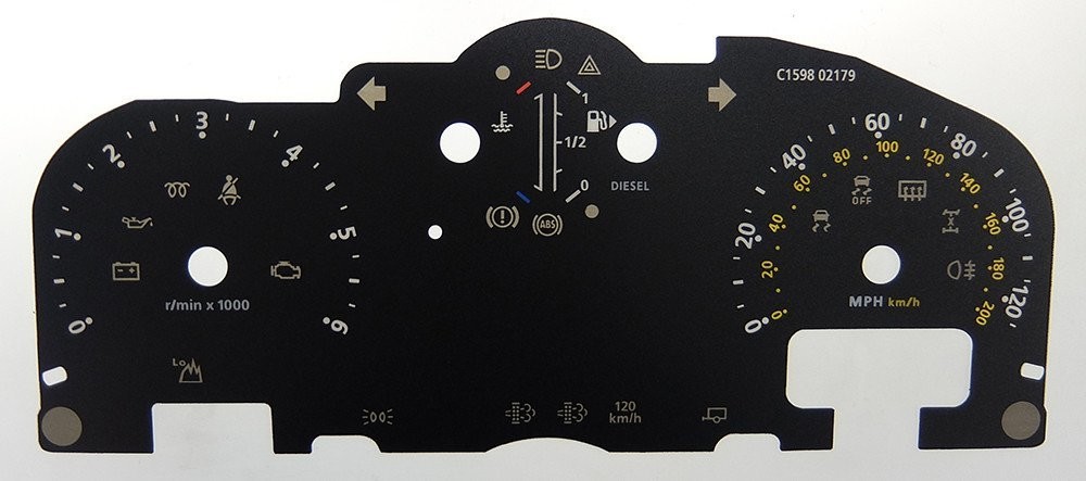DEFENDER MPH DIAL CONVERSION