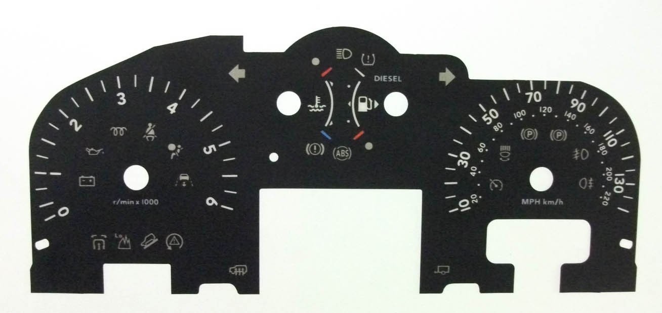 DISCOVERY / RR SPORT MPH DIAL CONVERSION