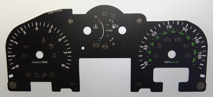 DISCOVERY / RR SPORT MPH DIAL CONVERSION