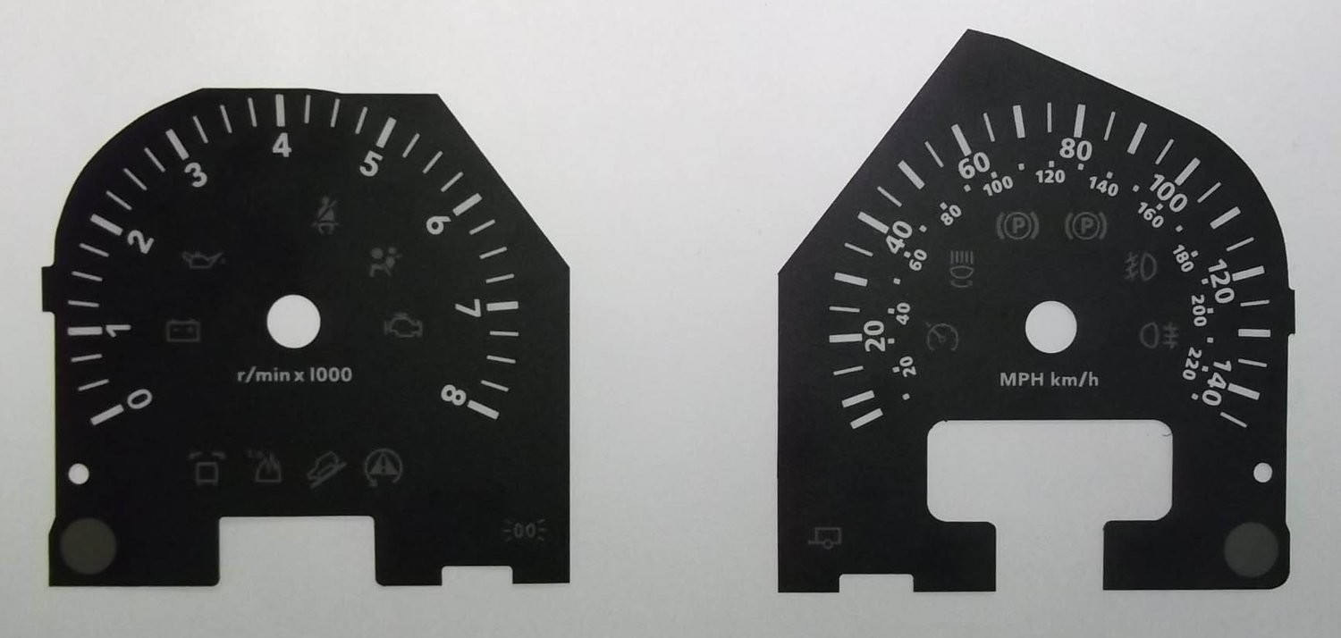 DISCOVERY / RR SPORT MPH DIAL CONVERSION