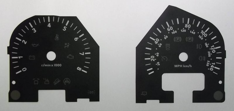 DISCOVERY / RR SPORT MPH DIAL CONVERSION