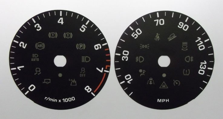 DISCOVERY / RR SPORT PETROL MPH DIAL CONVERSION