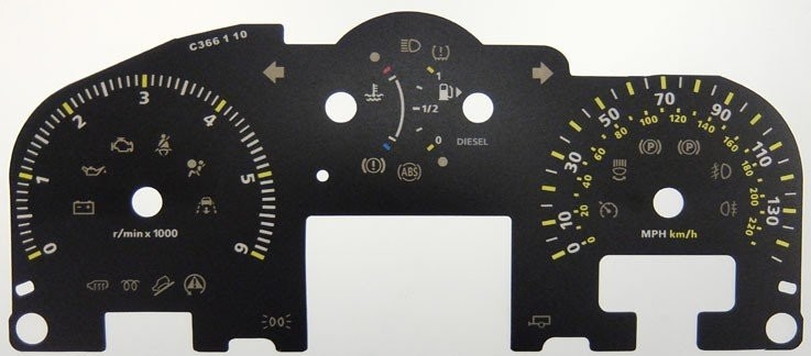 FREELANDER MPH DIAL CONVERSION