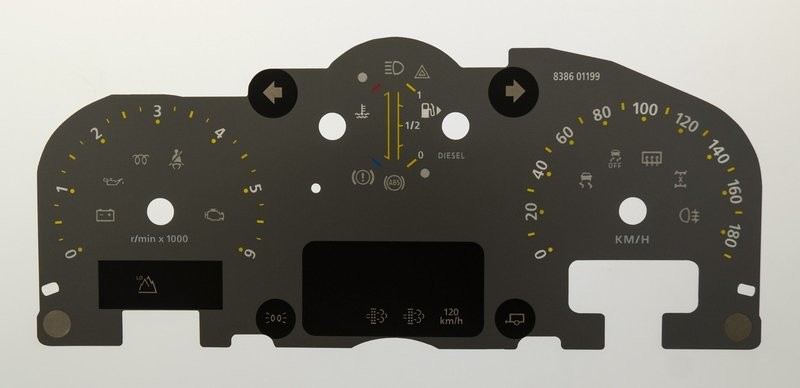 DEFENDER KMH DIAL CONVERSION