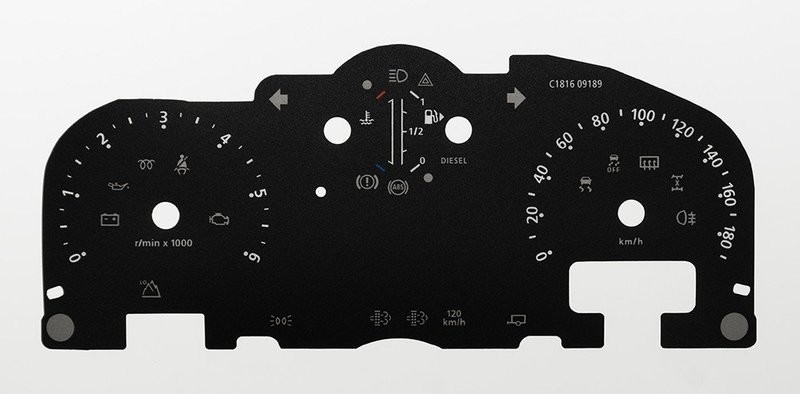 DEFENDER KMH DIAL CONVERSION