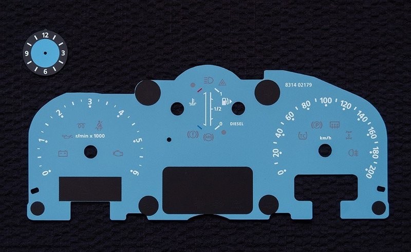 DEFENDER KMH COLOURED DIALS