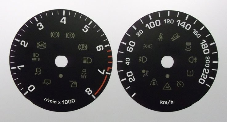 DISCOVERY / RR SPORT PETROL KMH DIAL CONVERSION