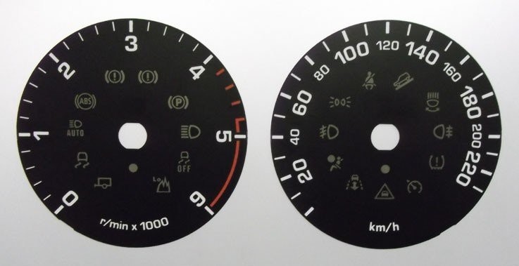 DISCOVERY / RR SPORT DIESEL KMH DIAL CONVERSION