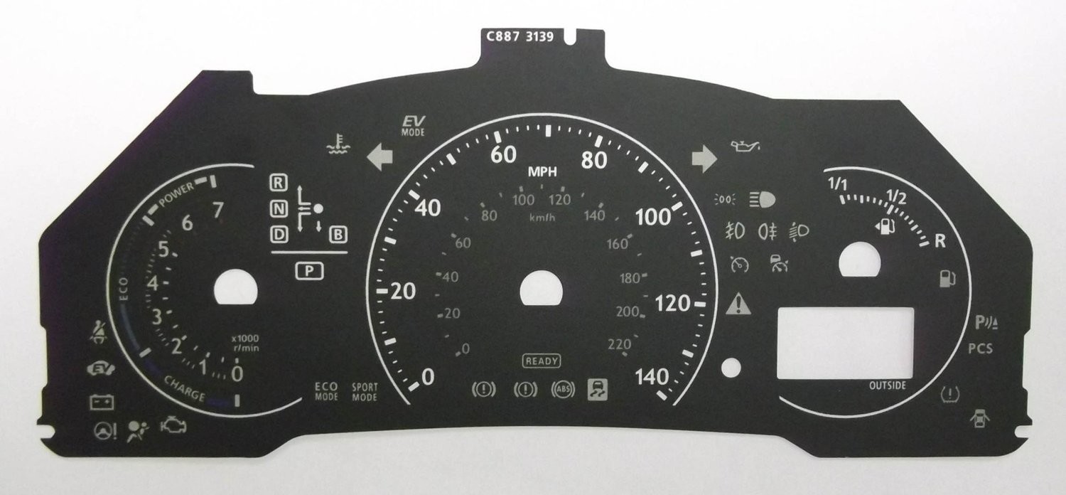 CT200h MPH DIAL CONVERSION