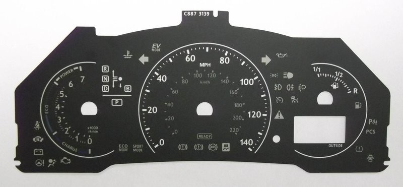 CT200h MPH DIAL CONVERSION