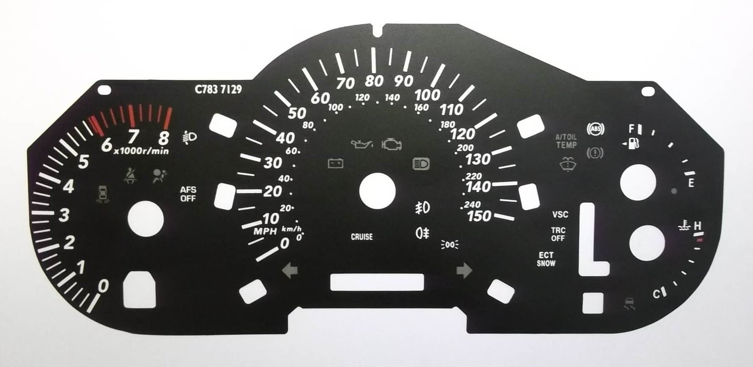 RX / HARRIER MPH DIAL CONVERSION