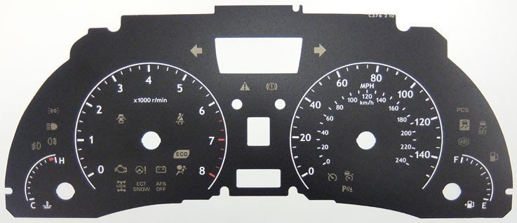 RX / HARRIER MPH DIAL CONVERSION