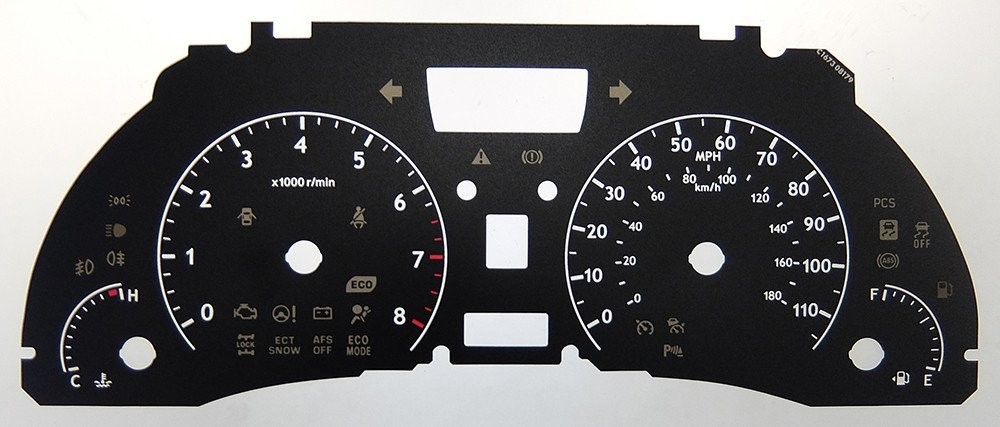 RX / HARRIER MPH DIAL CONVERSION