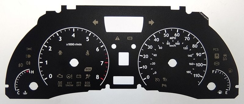 RX / HARRIER MPH DIAL CONVERSION